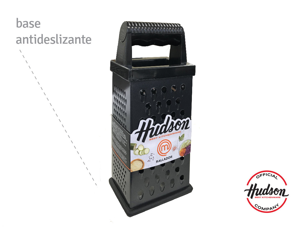 Rallador Acero Inoxidable Hudson 4 Caras Master Chef 23,8cm