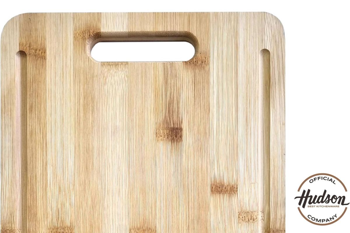 Tabla Para Cortar Picar Cocinar Hudson Madera Bambú 40x30cm