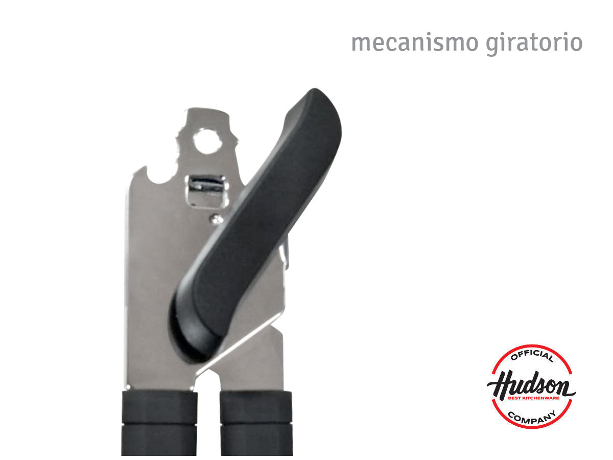 Abrelatas Mecanico Hudson Mango Ergonomico Acero Inoxidable
