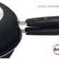Sartén Doble Hudson Antiadherente 24 Cm Color Negro