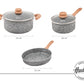Batería Hudson Olla 24 Cm Y 18 Cm + Sartén 24 Cm Aluminio