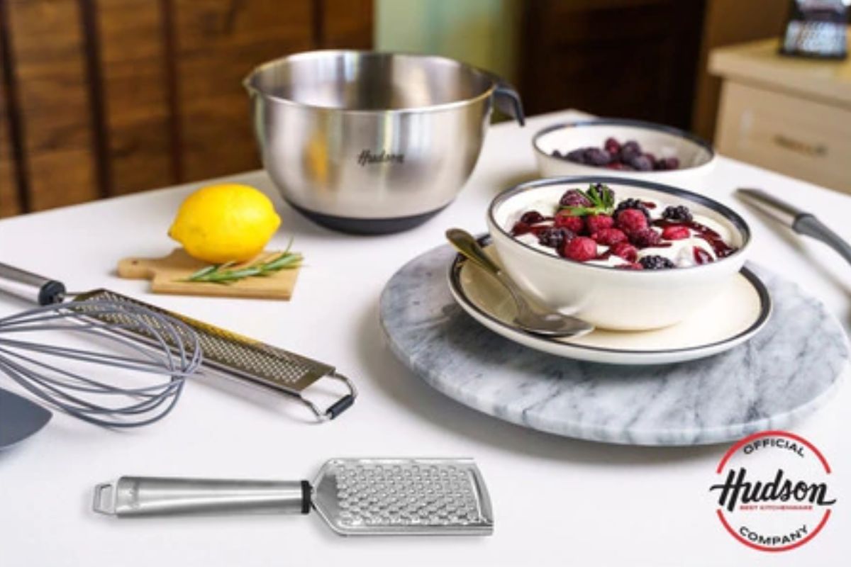 Rallador Hudson Gourmet Grano Fino Acero Inoxidable