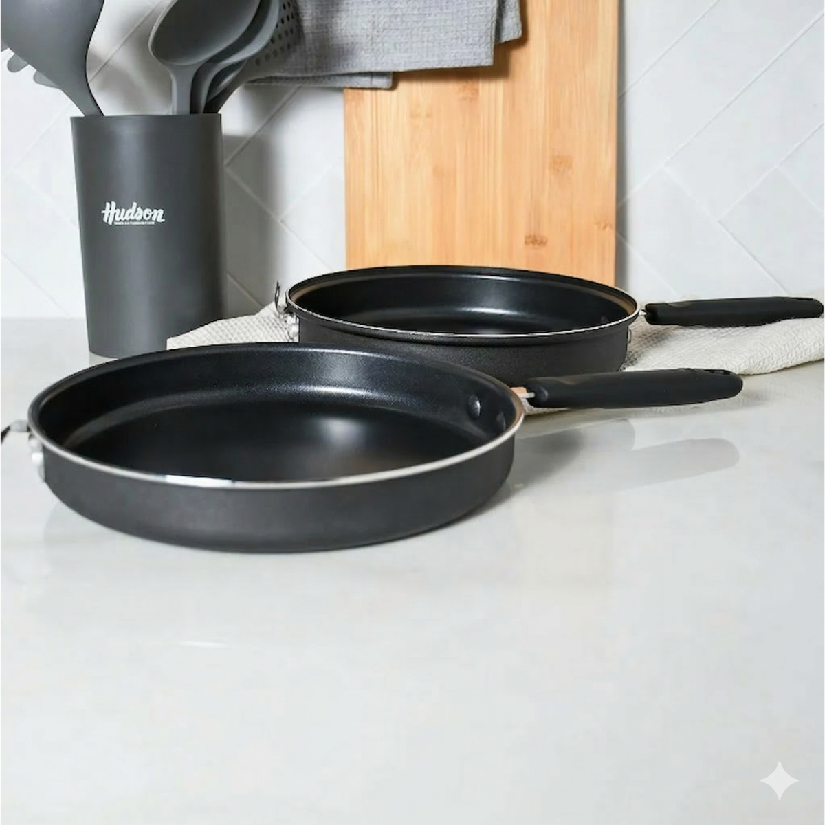 Sartén Doble Hudson Daily 24 cm Aluminio Antiadherente
