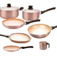 Kit Cacerolas +Panquequera+ Wok Linea Cobre Hudson