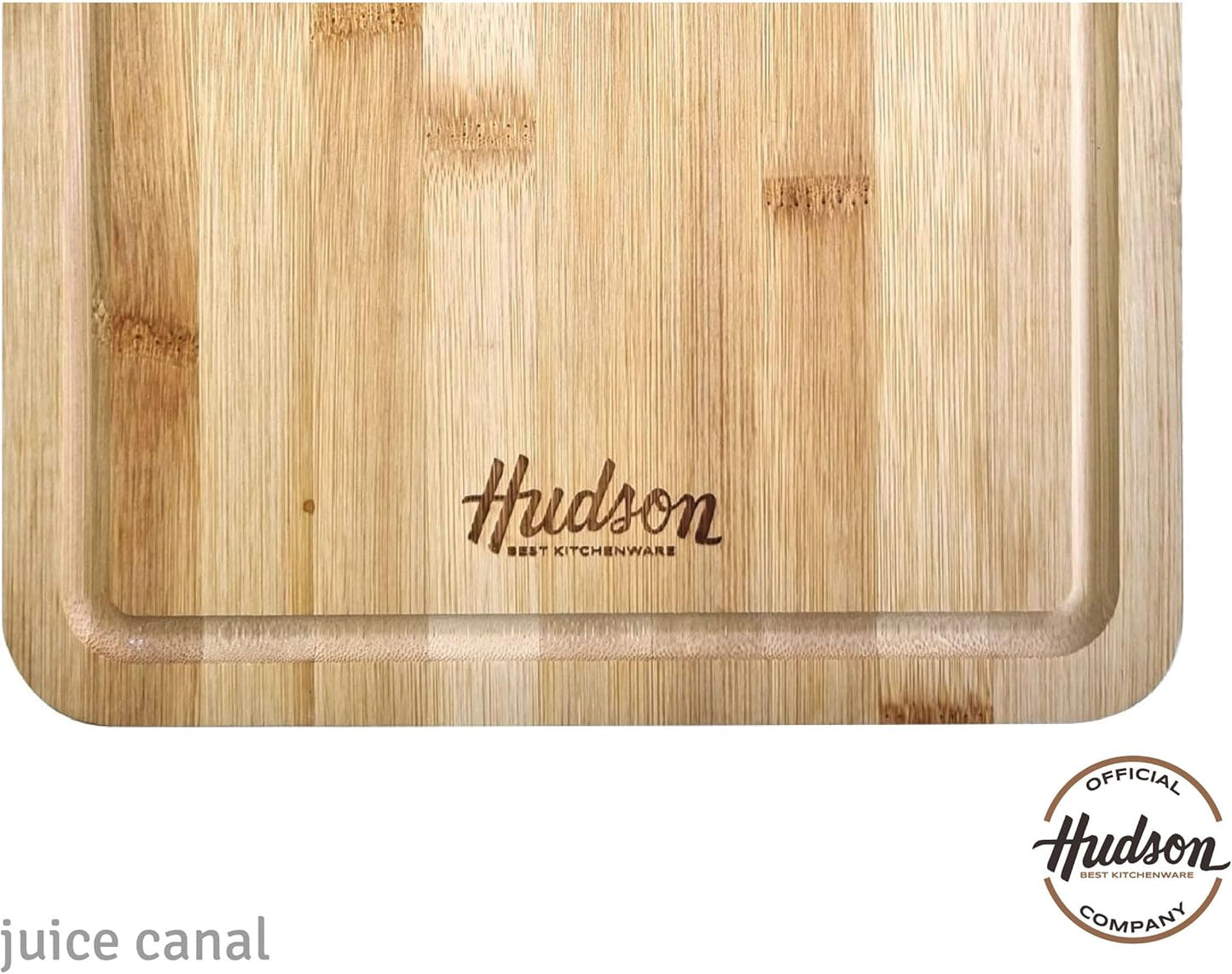 Tabla Para Cortar Picar Cocinar Hudson Madera Bambú 40x30cm