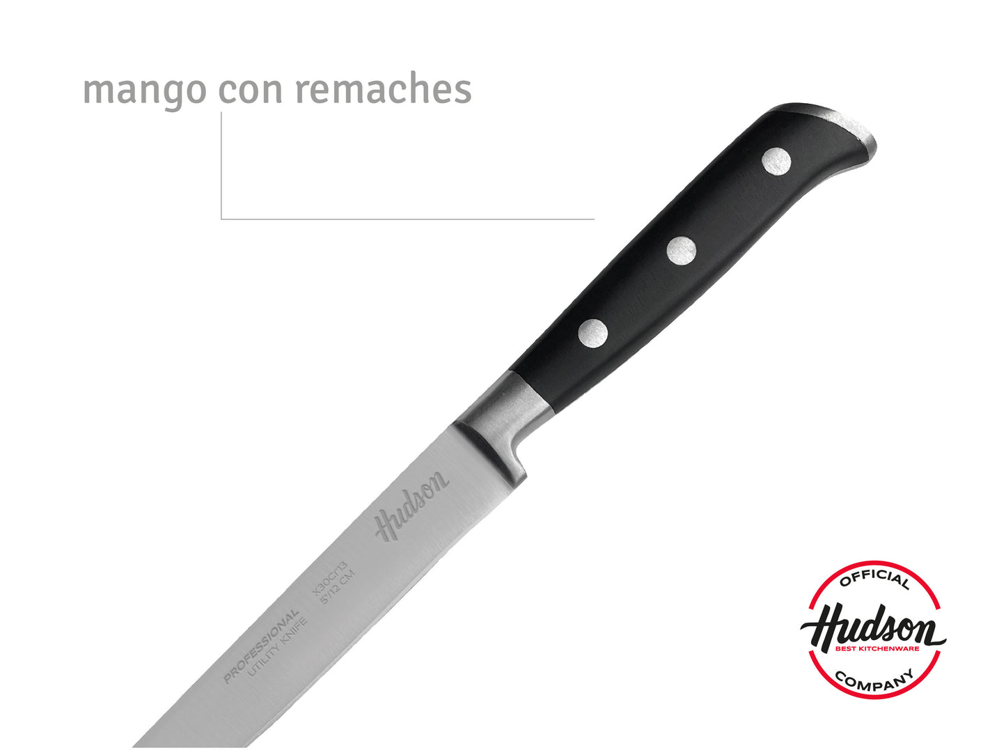 Cuchillo Utilitario 5 Inoxidable Linea Hudson Professional