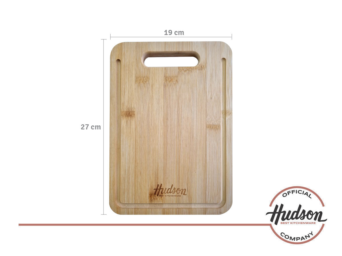 Tabla De Madera Bambú Cocina Hudson 19 X 27 X 1.5 Cm