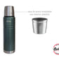 Termo Botella Térmica 1L Acero Inoxidable Doble Pared Verde