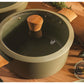Olla Hudson 24 Cm Olive Antiadherente Válvula De Vapor