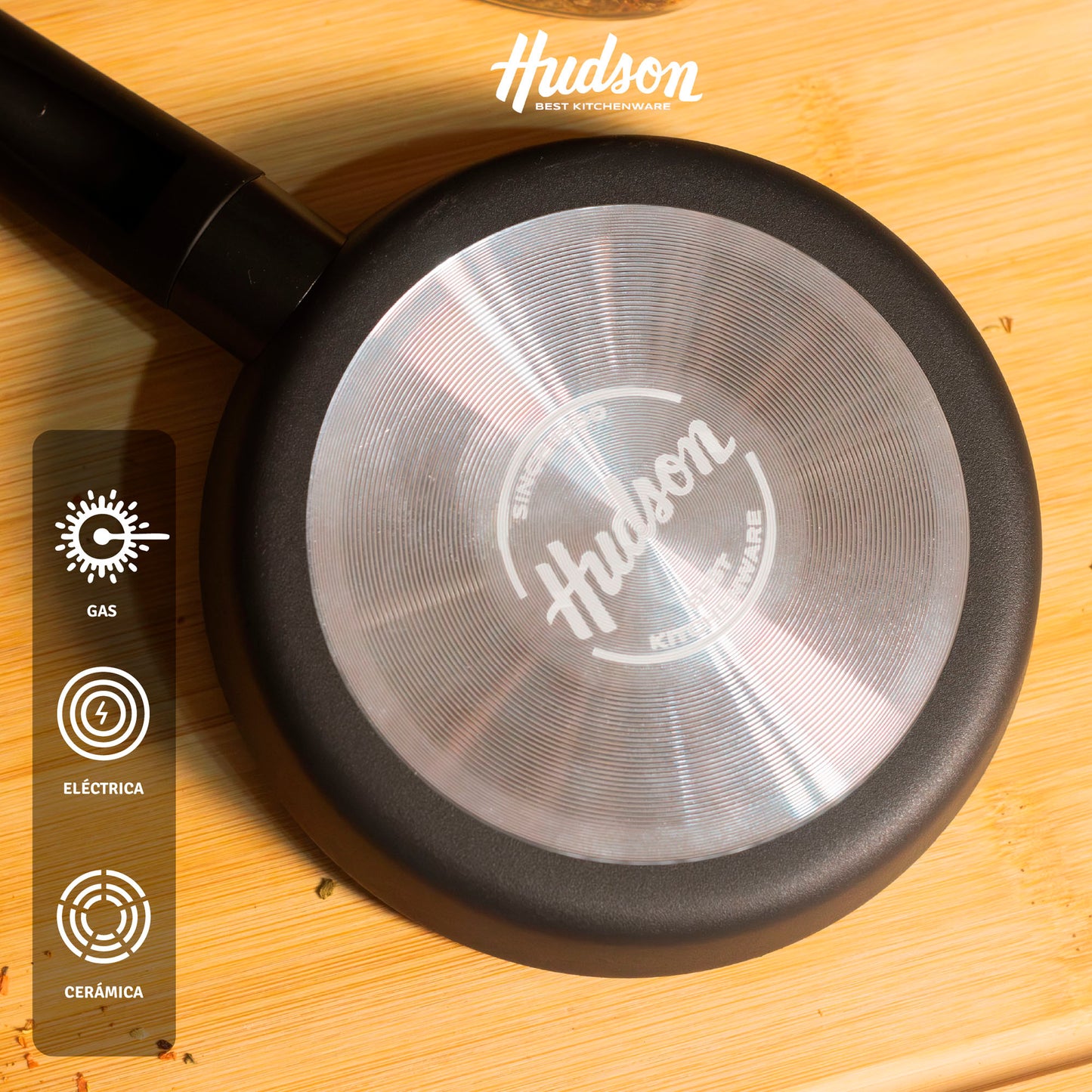 Sartén 14 cm Hudson Day11 Aluminio Antiadherente