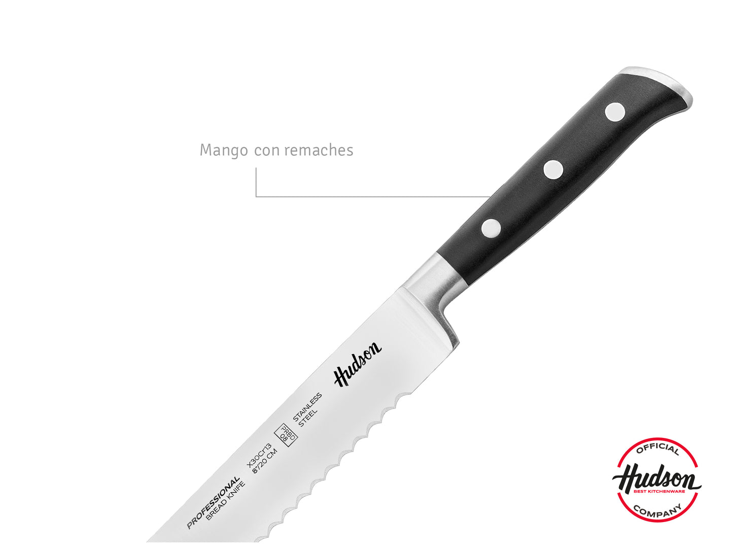 Set De Tabla + Cuchillo De Pan Línea Profesional Set Profesional Marrón Claro