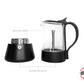Cafetera Hudson Cold Brew de Vidrio 800 ml con Filtro de Acero Inoxidable – SSGCM06