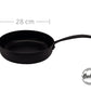 Sartén De Aluminio Negra Antiadherente Total Black 28 Cm