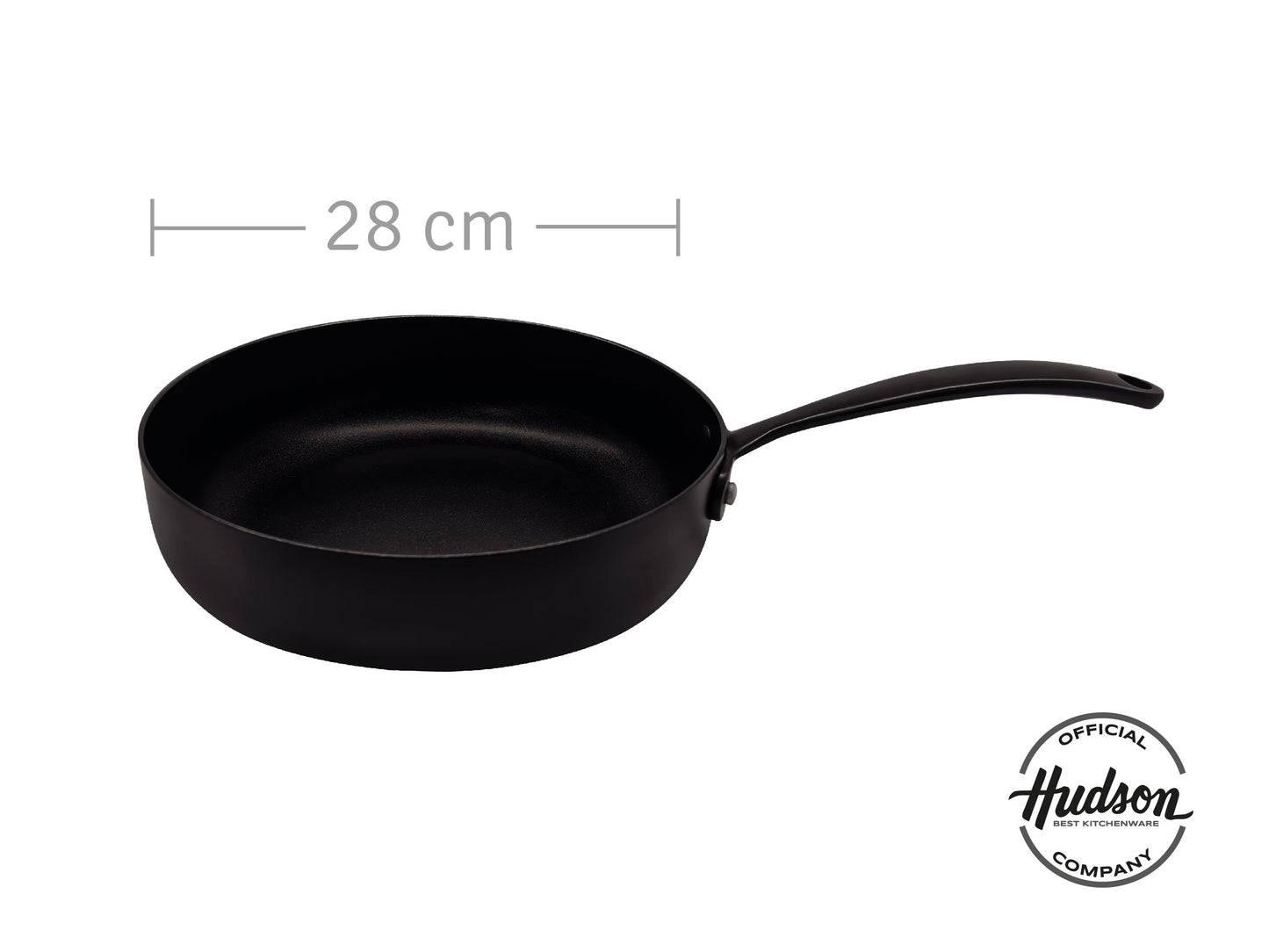 Sartén De Aluminio Negra Antiadherente Total Black 28 Cm