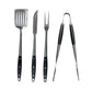 Set Para Barbacoa Hudson 4 Piezas Utensilios Para Bbq