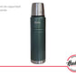 Termo Botella Térmica 1L Acero Inoxidable Doble Pared Verde