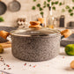 Olla Cacerola Hudson 24 cm Stone Aluminio Forjado