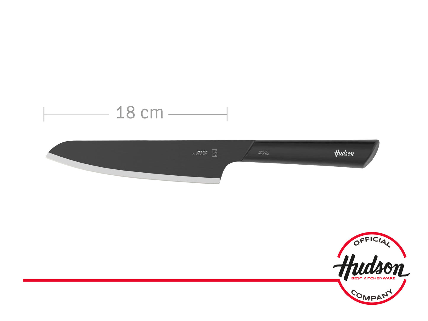 Cuchillo Chef 7 Acero Inoxidable Linea Design Hudson